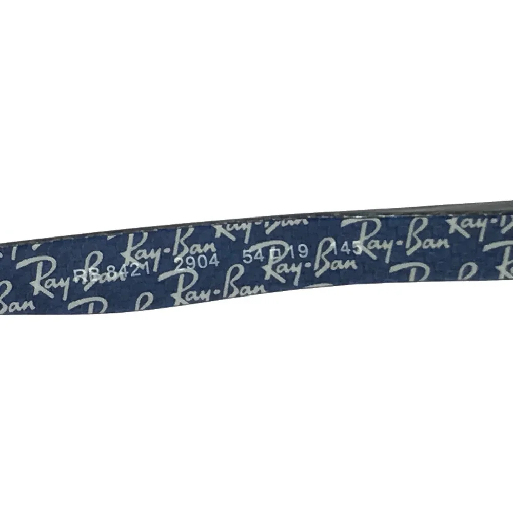 Ray-Ban Eyeglasses Frames RB8421 2904 Black Blue Carbon Fiber Square 54-19-145